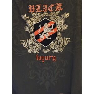 Black Carpet Mens 3XL Black T-Shirt‎  Luxery Emblem